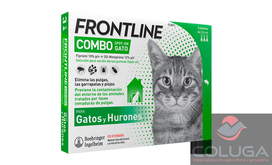 frontline combo gatos y hurones